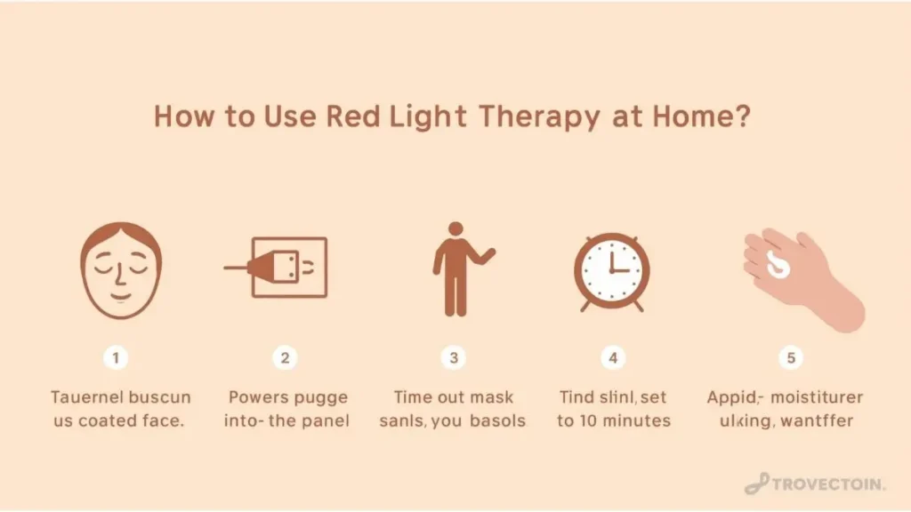 How to use red light therapy at home — 5 simple steps